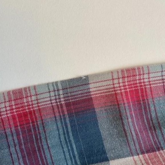 Treasure & Bond (Nordstrom Brand) Girls' Button-Down Bold Plaid Flannel Shirt - Picture 8 of 8